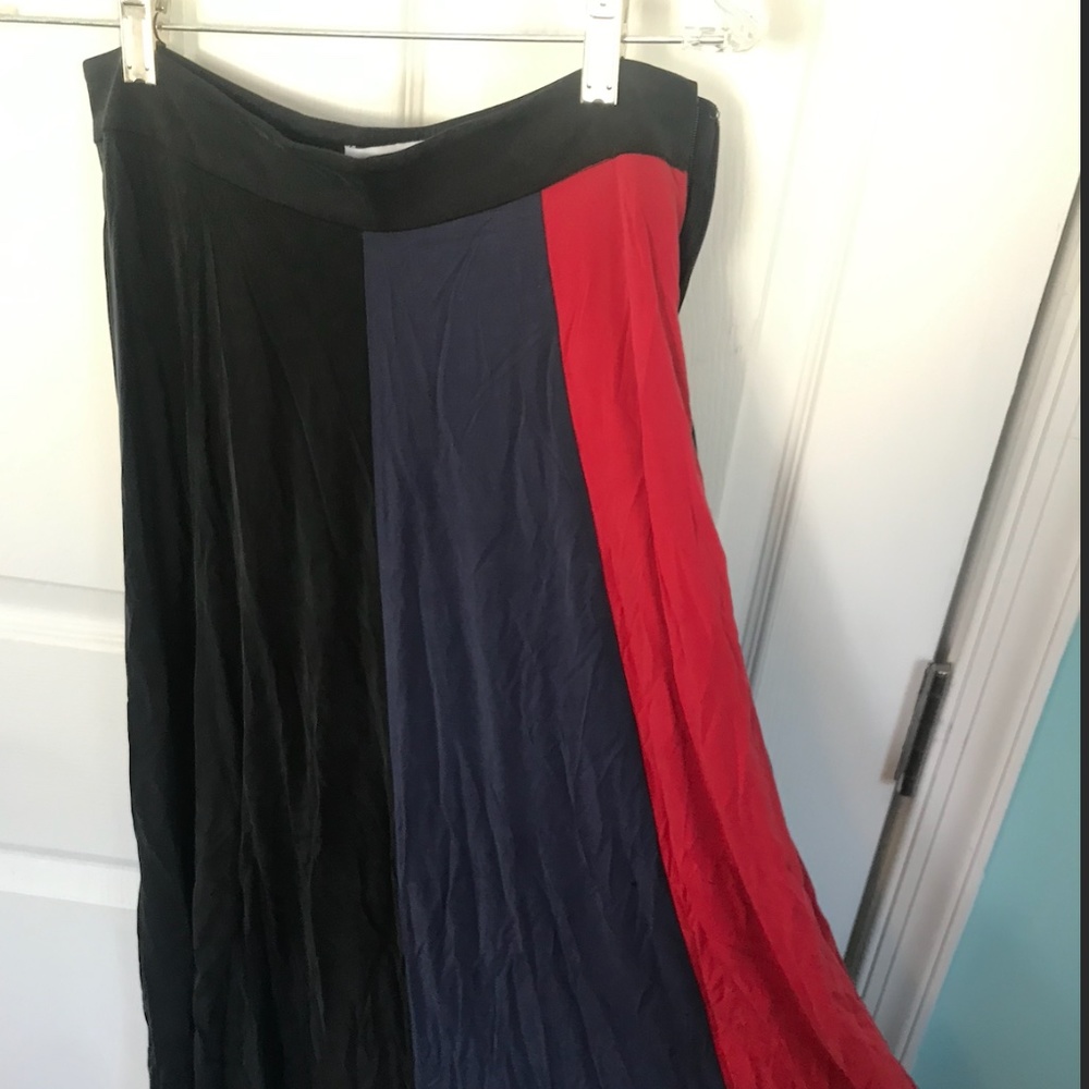 Other Stories color block midi skirt
